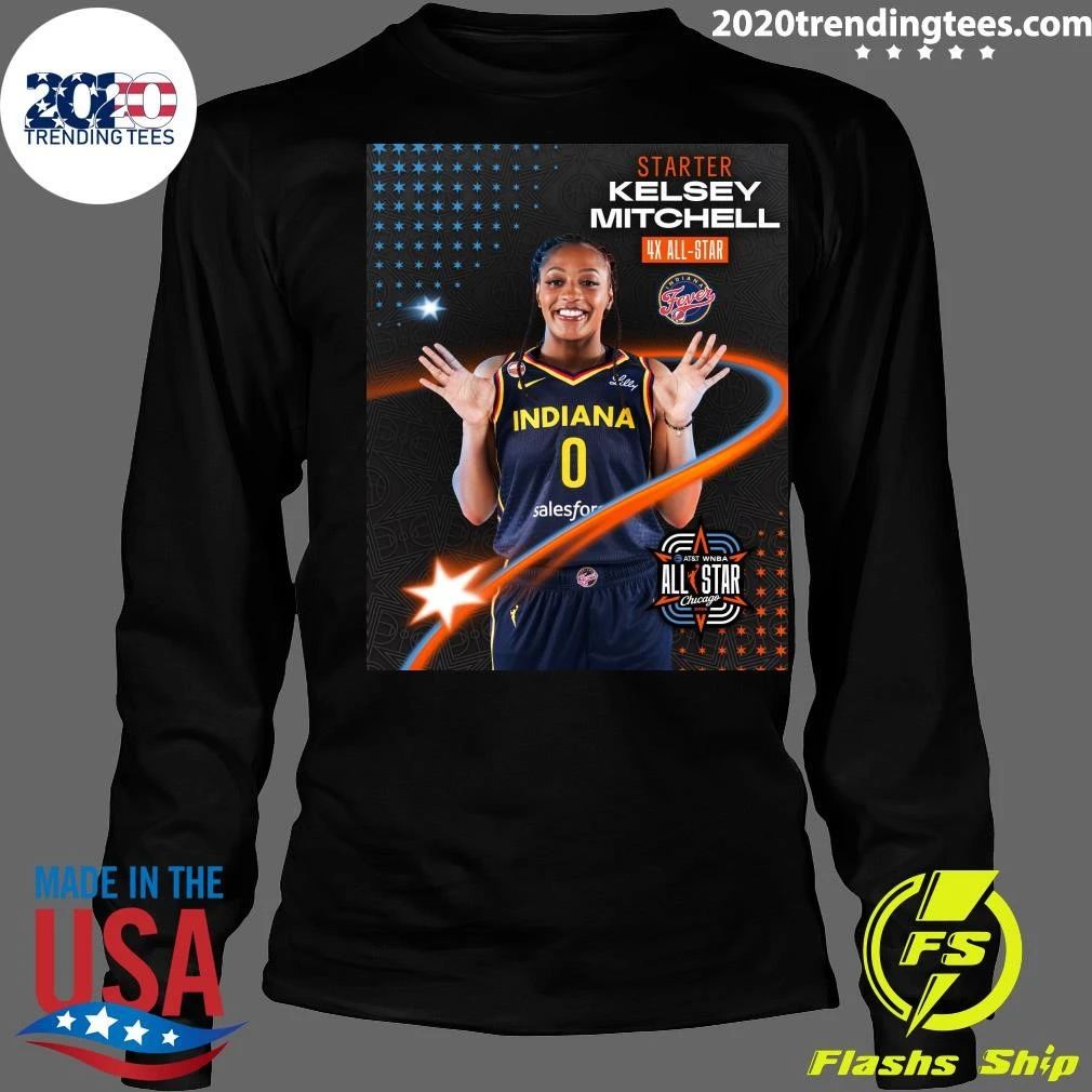 Starter Kelsey Mitchell Your Official 2026 AT&T WNBA All-Star Starters Shirt