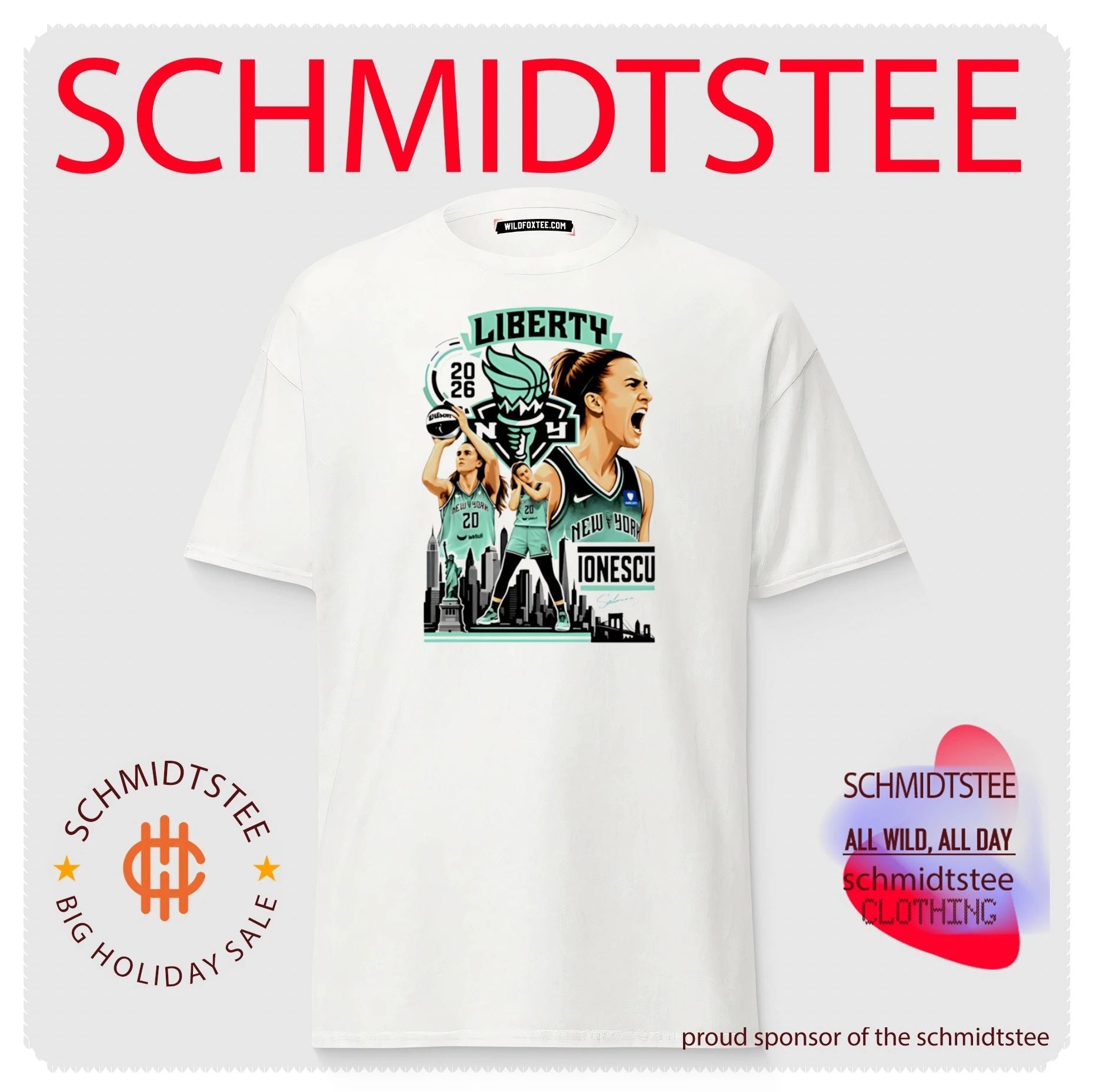 Sabrina Ionescu New York Liberty 2026 WNBA shirt