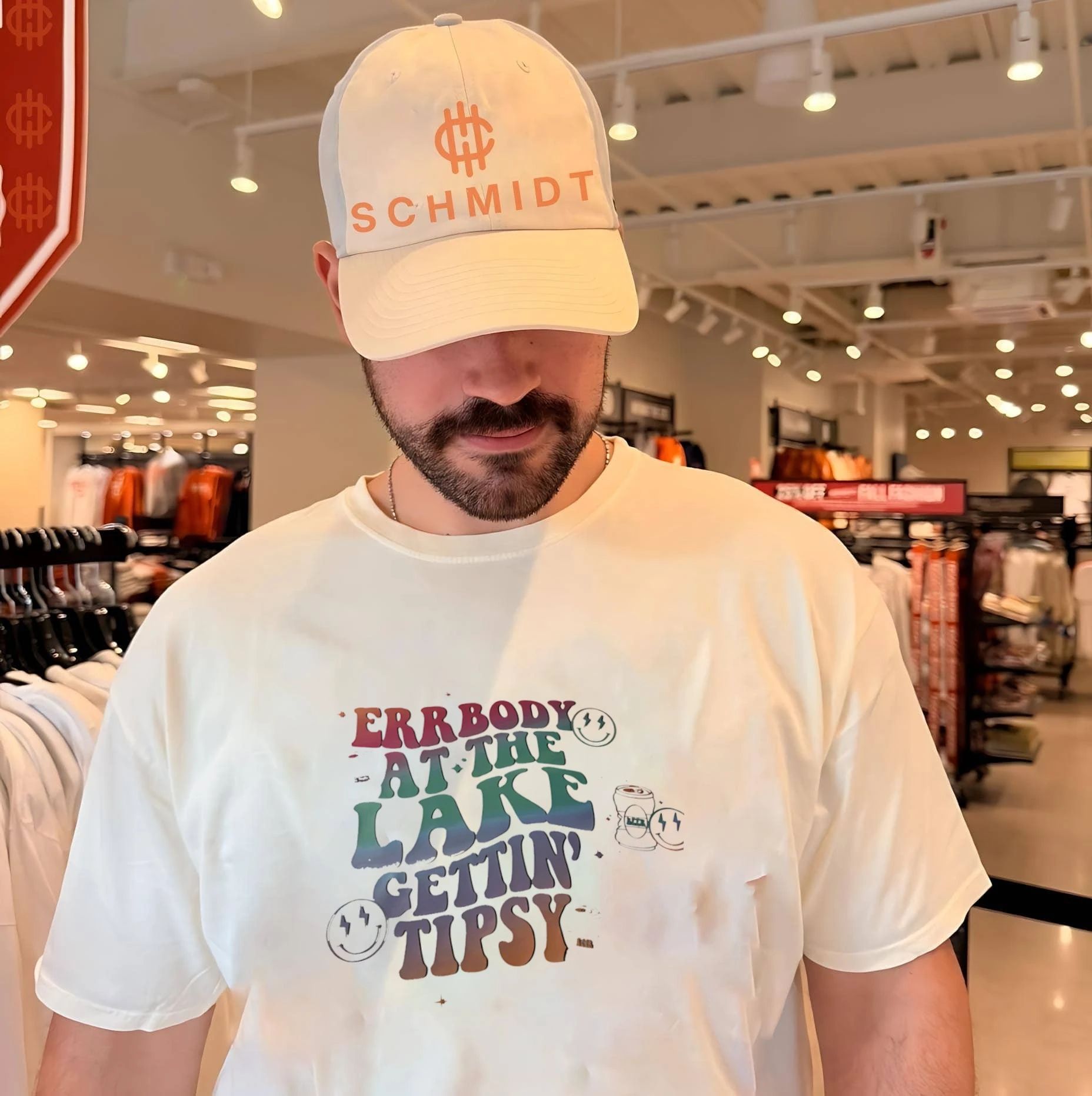 Errbody at the Lake Gettin’ Tipsy summer drinking shirt