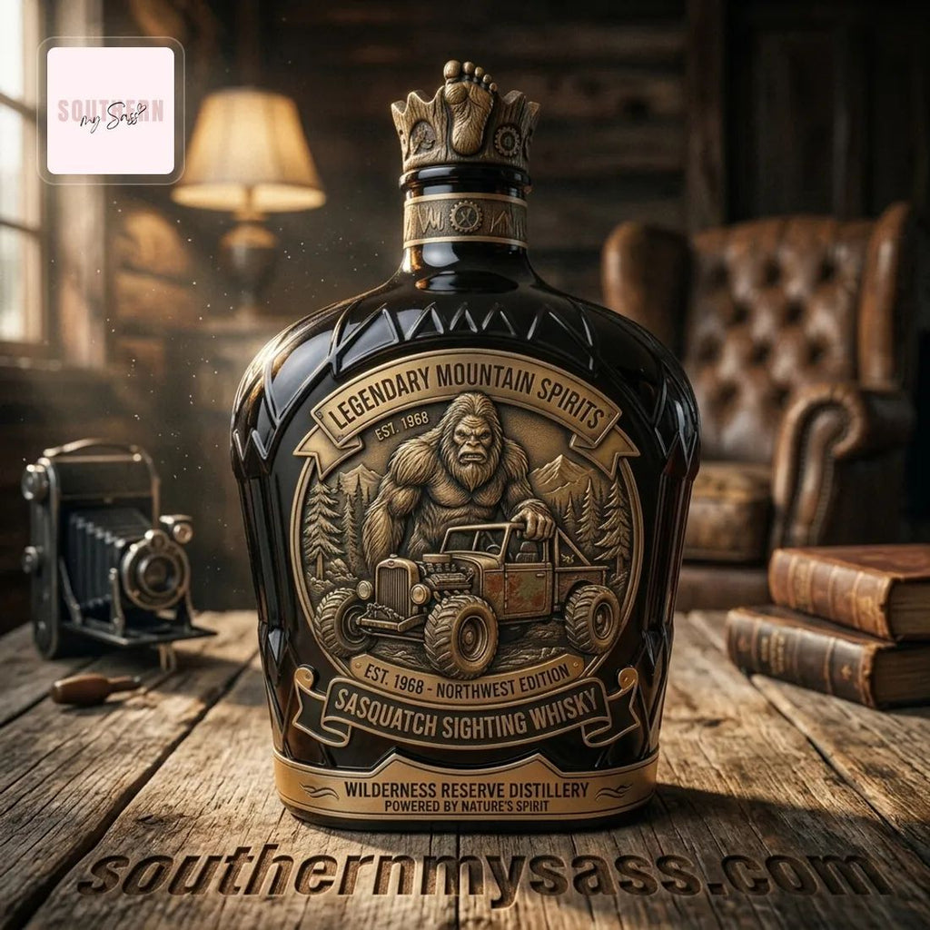 Legendary Mountain Spirits Sasquatch Sighting Premium Whisky Bottle