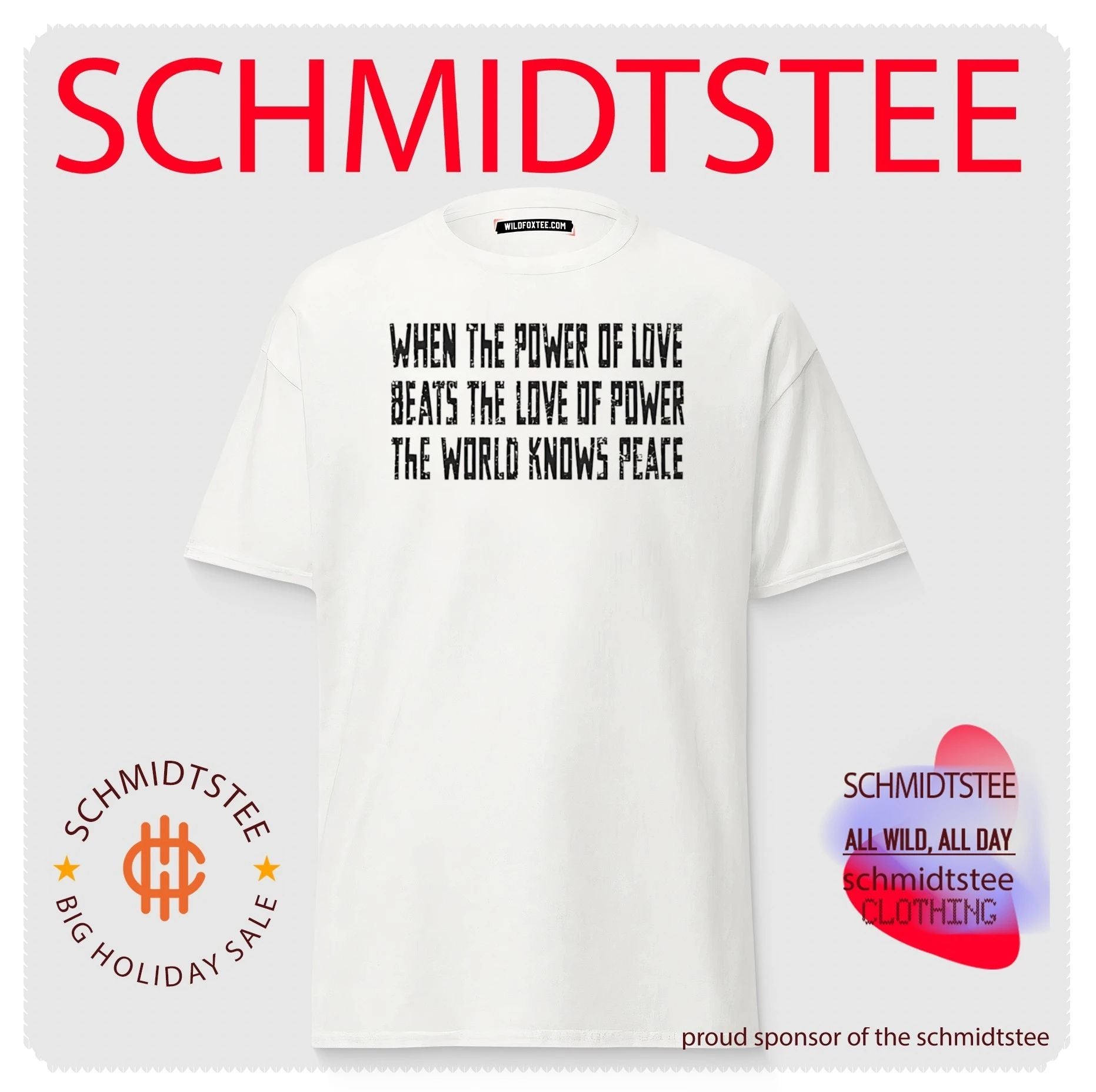 When the Power of Love Beats the Love of Power the World Knows Peace shirt (4)