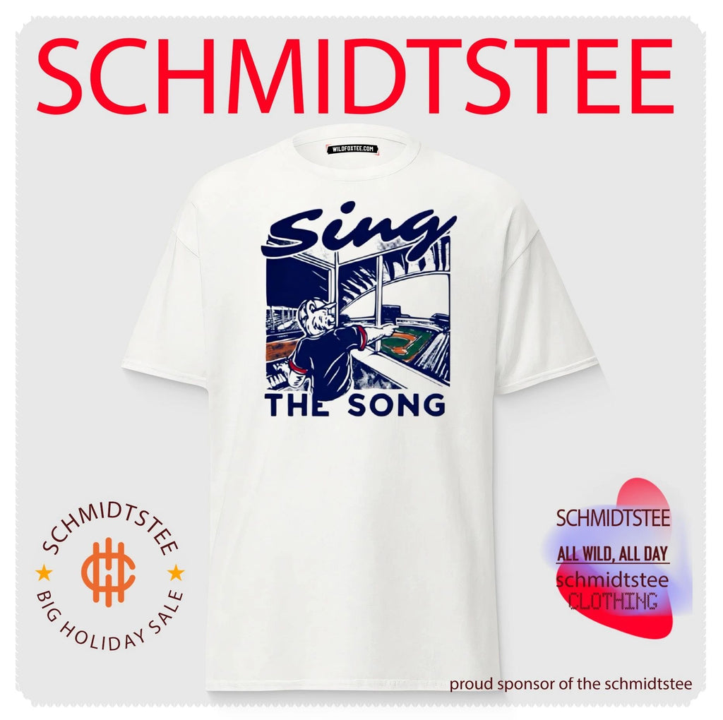 Sing the Song Chicago Cubs Mascot Clark the Cub shirt