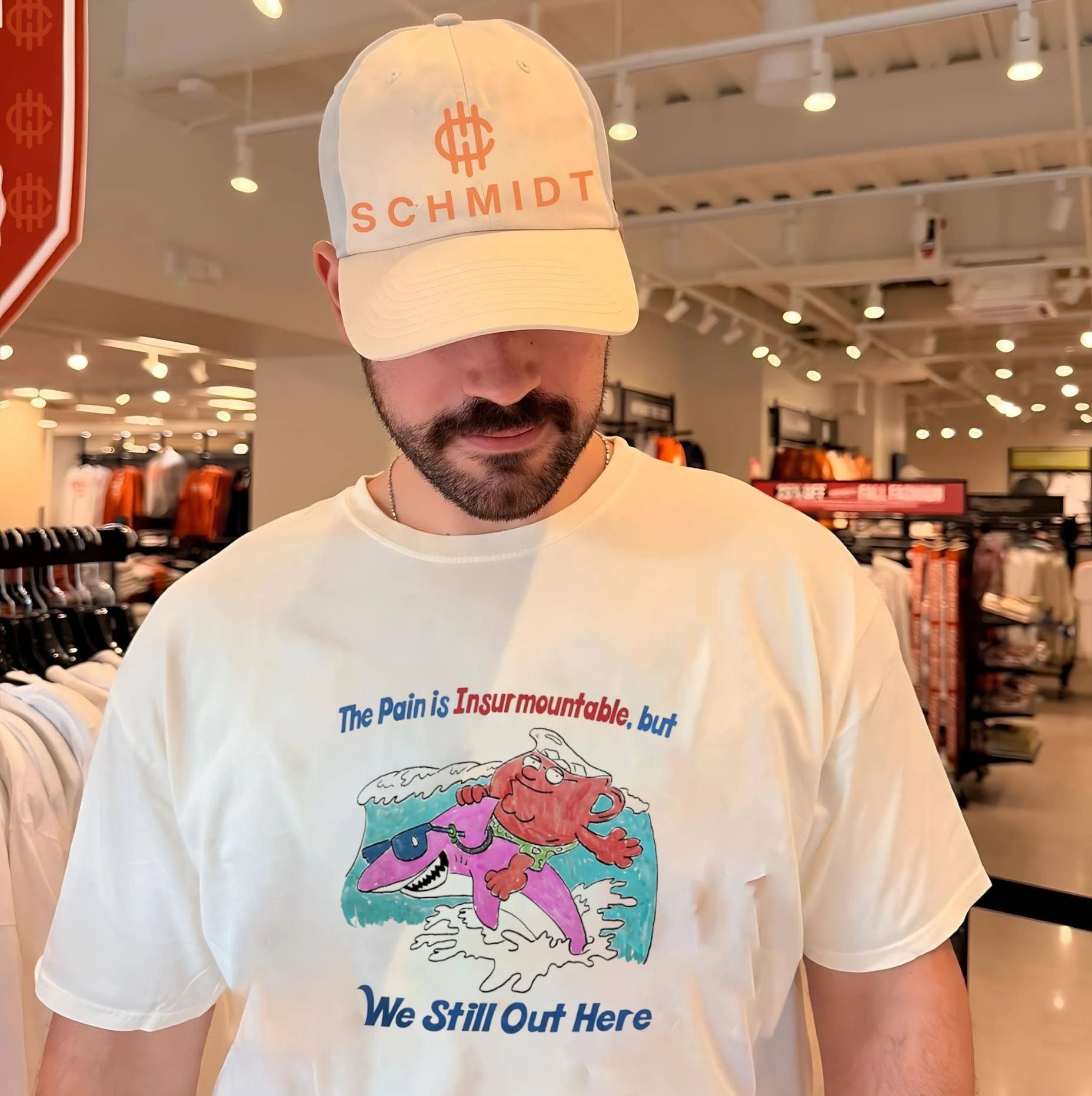 The Pain Is Insurmountable but We Still Out Here Peter Griffin Shark shirt
