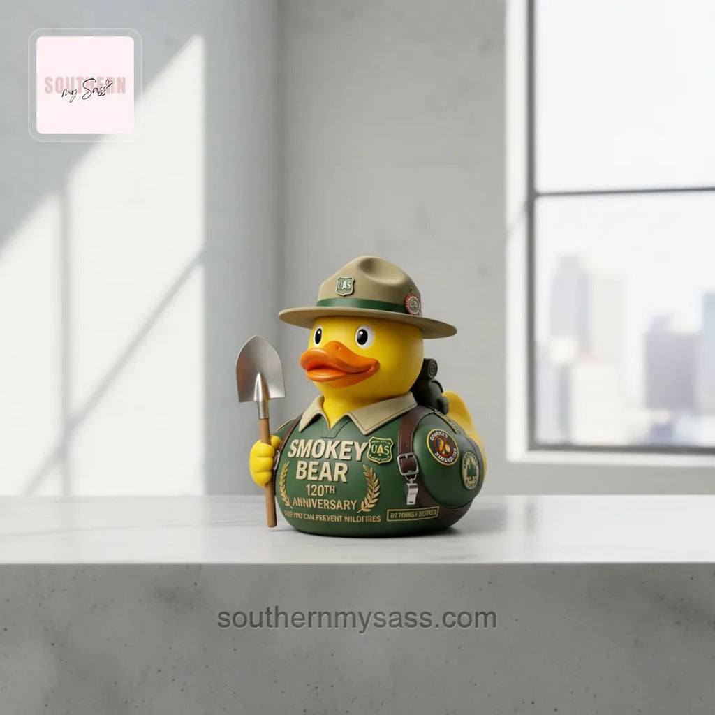 Smokey Bear 120th Anniversary US Forest Service Commemorative Rubber Duck