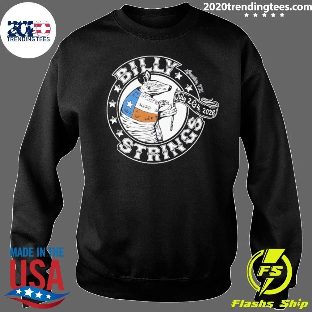 Billy Strings Austin City Limits July 2-4, 2026 Armadillo Tee Shirt