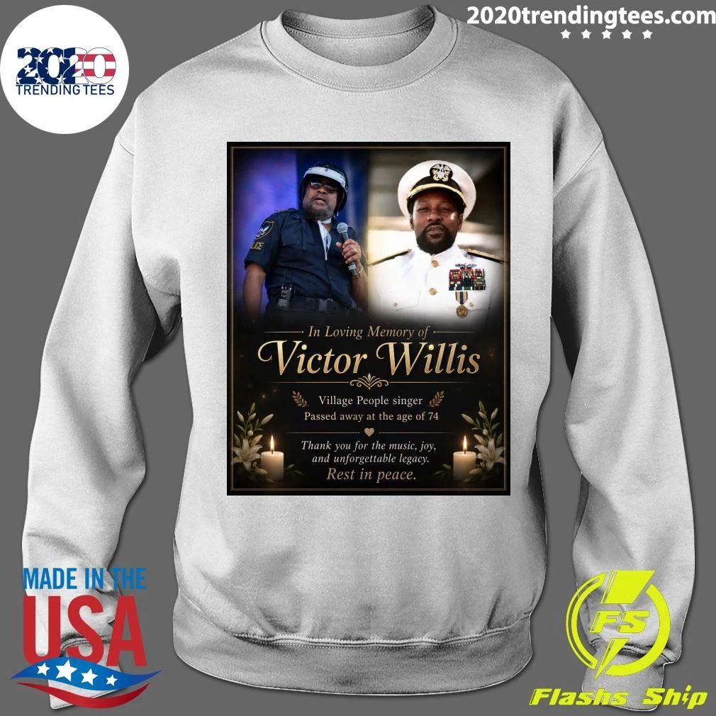 In Loving Memory Of Victor Willis Village People Singer Passed Away At The Age Of 74, 1951-2026 Shirt
