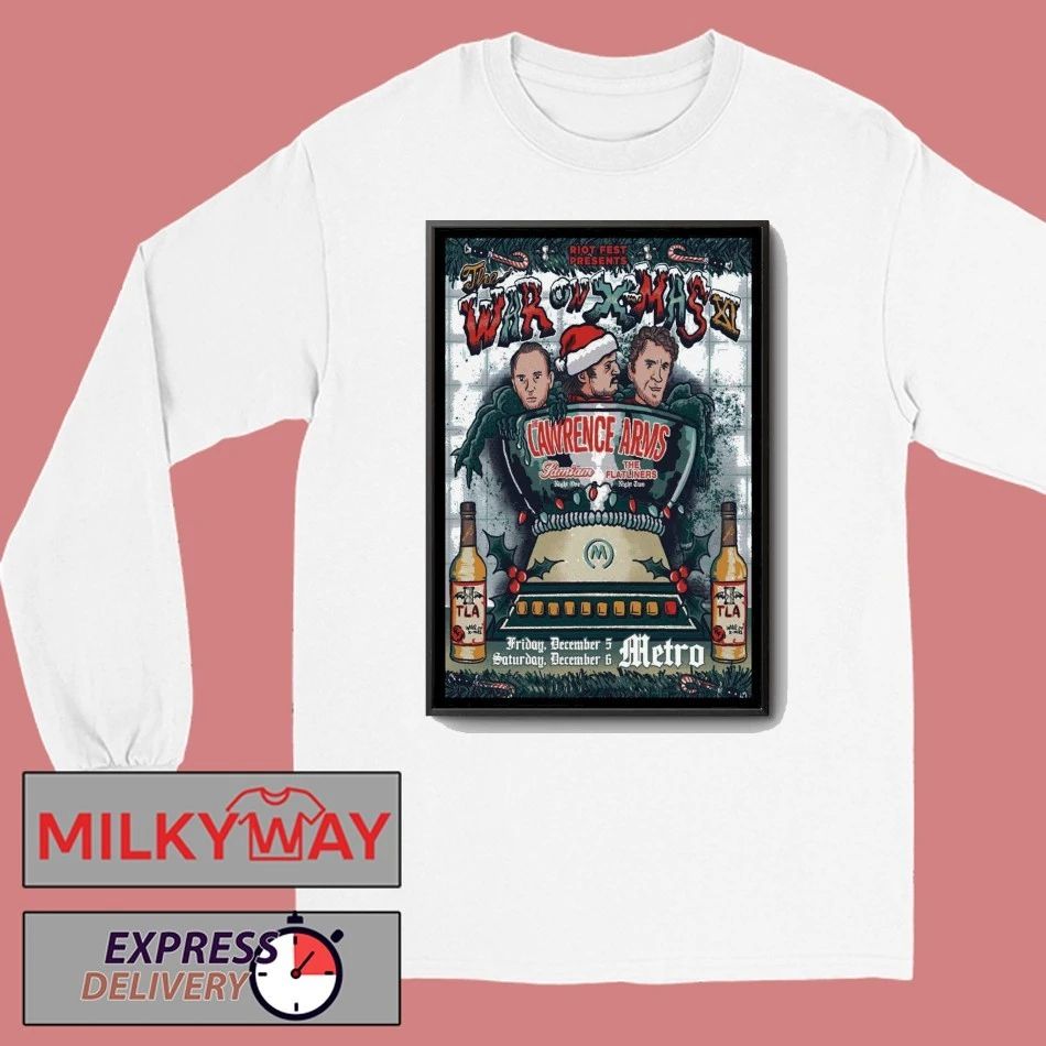 The Lawrence Arms Dec 5 2025 Tour Poster shirt