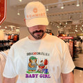 Even a Dad Can Still Be a Baby Girl Funny Cat Grilling shirt