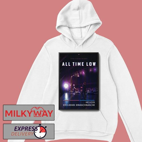 All Time Low Oct 11 2025 Steelhouse Omaha NE Poster shirt