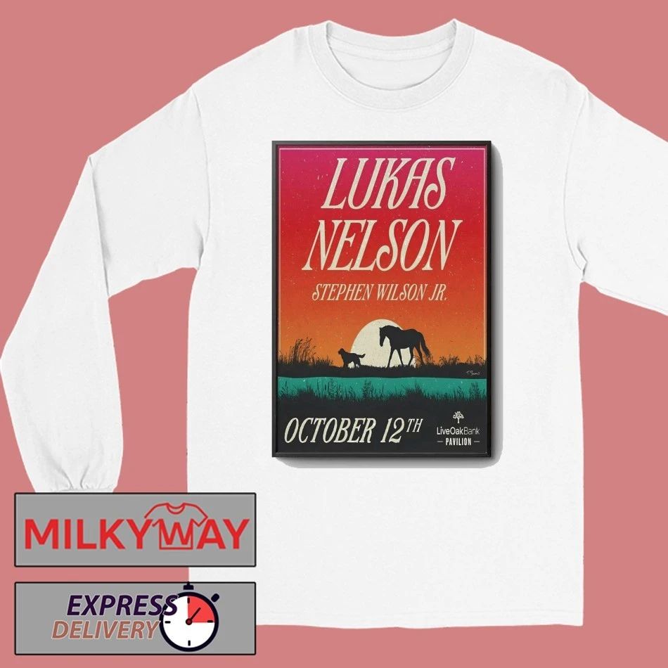 Lukas Nelson Wilmington Tour On Oct 12 2025 Poster shirt
