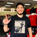 Max Verstappen kicks the tires vintage shirt