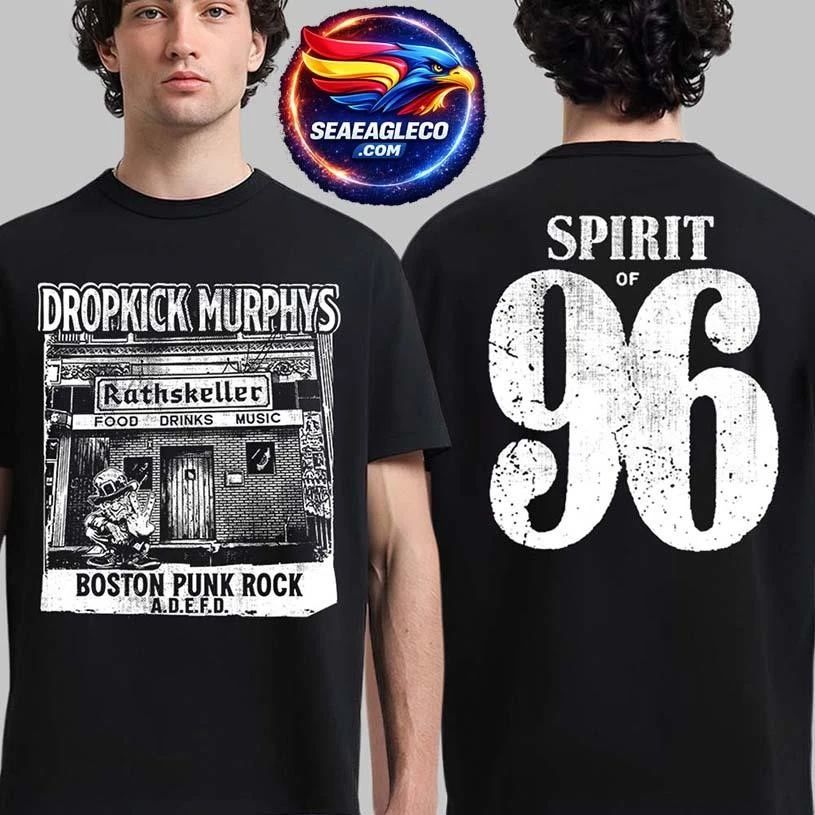 Dropkick Murphys Ft Haywire New England Forever Split Album Merch Rathskeller 96 Two Sided Shirt