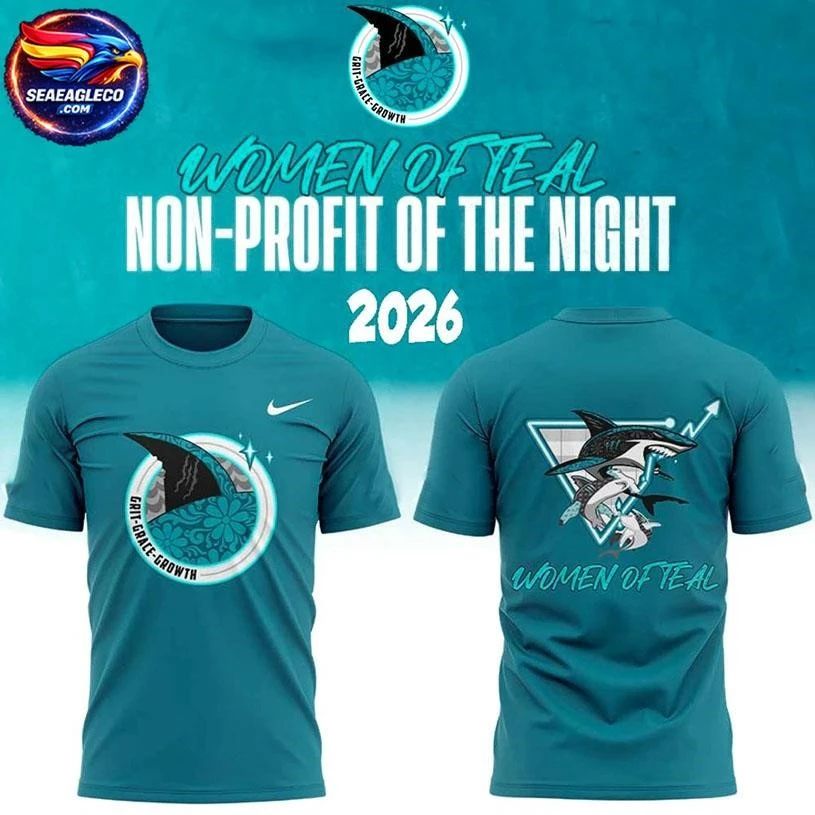 San Jose Sharks Women of Teal Night Two Sided Shirt