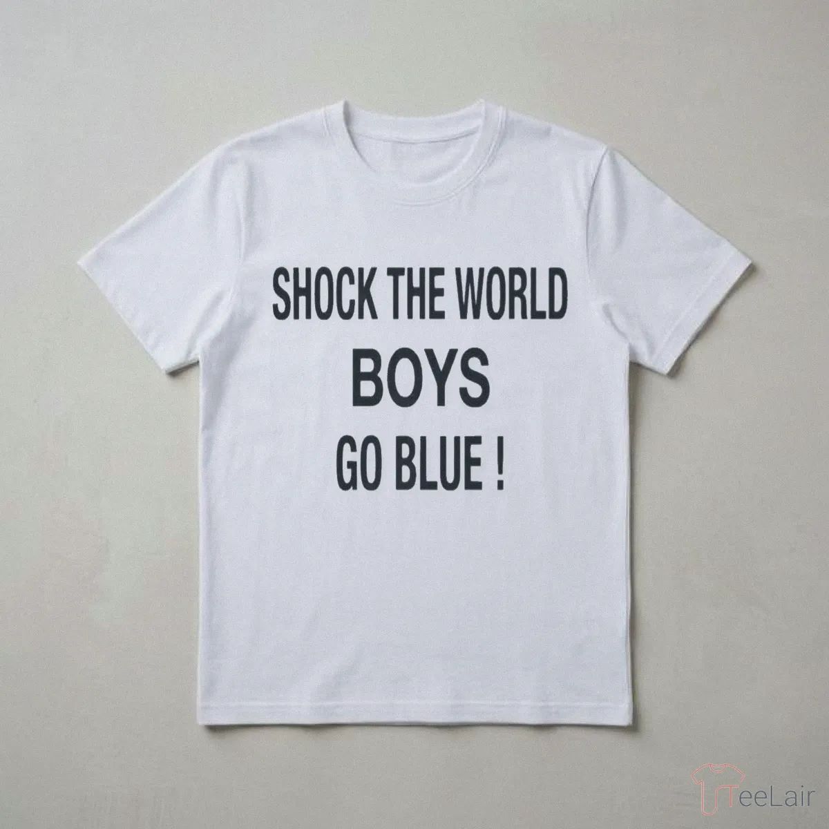 Michigan Wolverines Shock The World Boys Go Blue Shirt