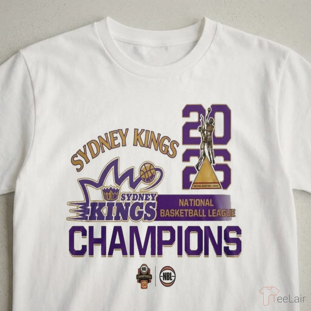 Sydney Kings 2026 NBL Sydney Kings National Basketball League Champions Shirt
