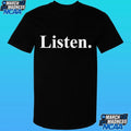Zak Butters Wearing Listen Shirt