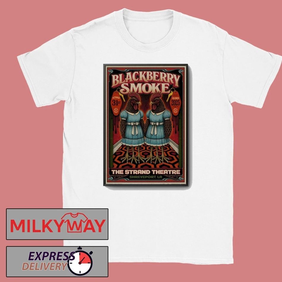 Blackberry Smoke Shreveport Tour On Oct 31 2025 Poster shirt