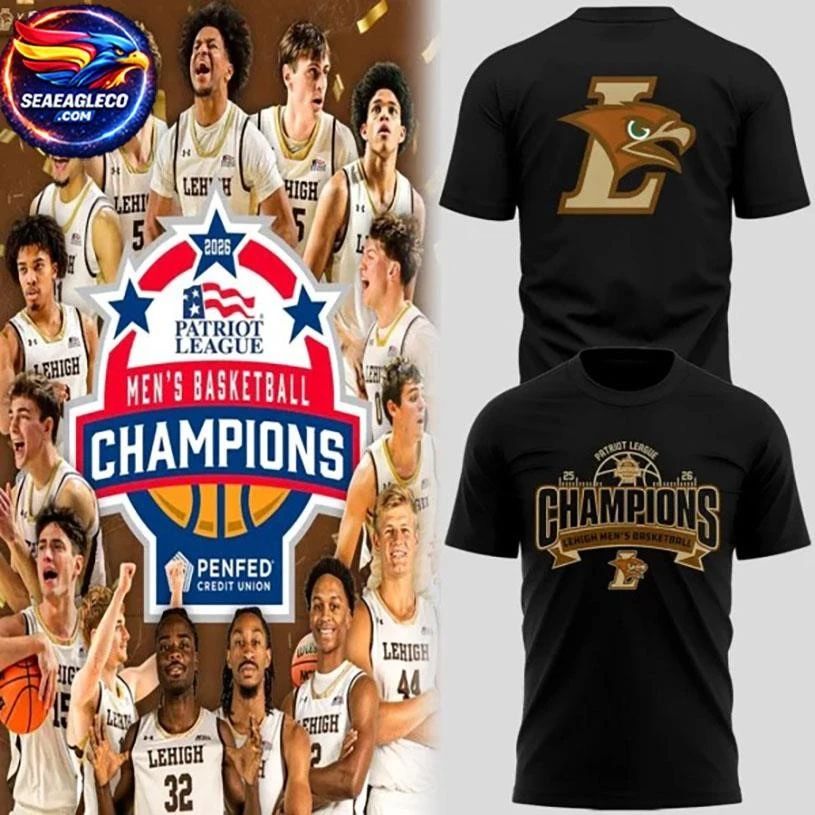Lehigh Mountain Hawks Champions Two Sided Shirt