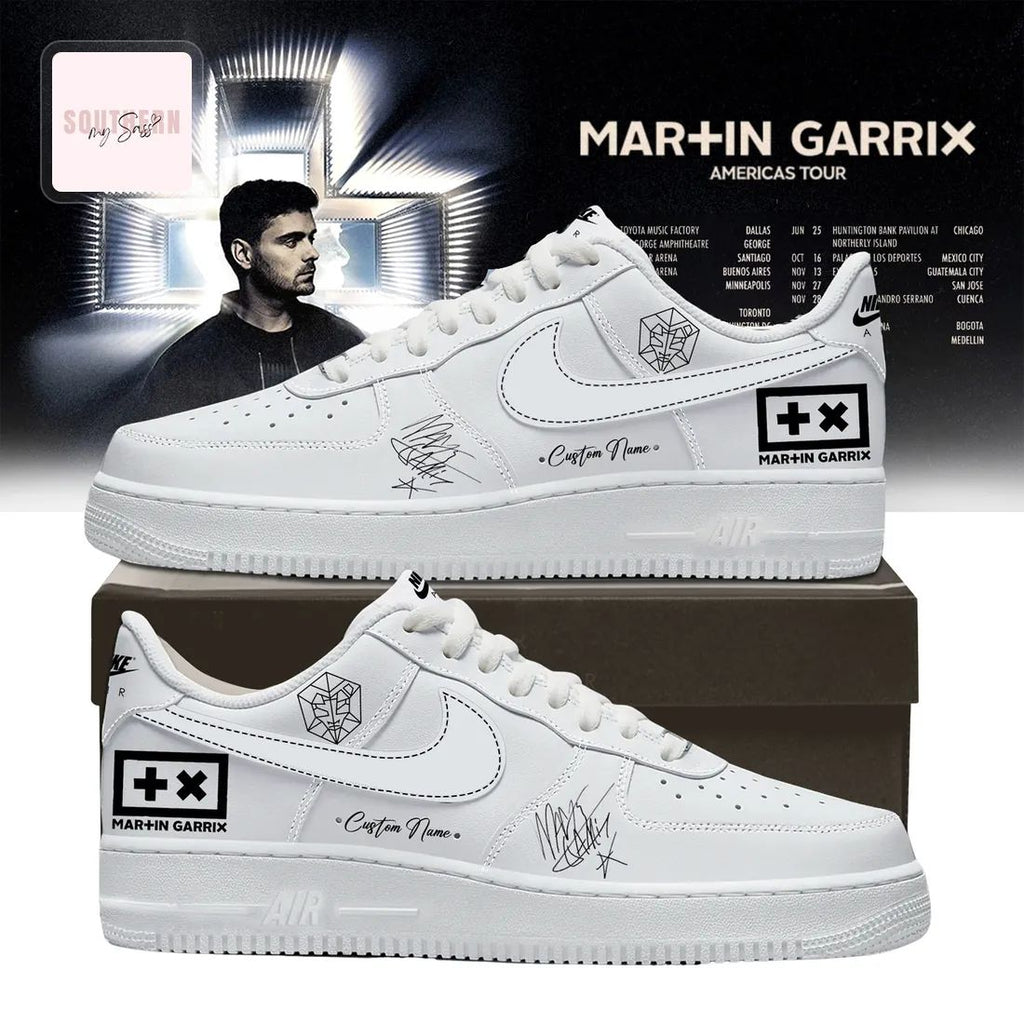Martin Garrix Americas Tour Custom Name Air Force 1