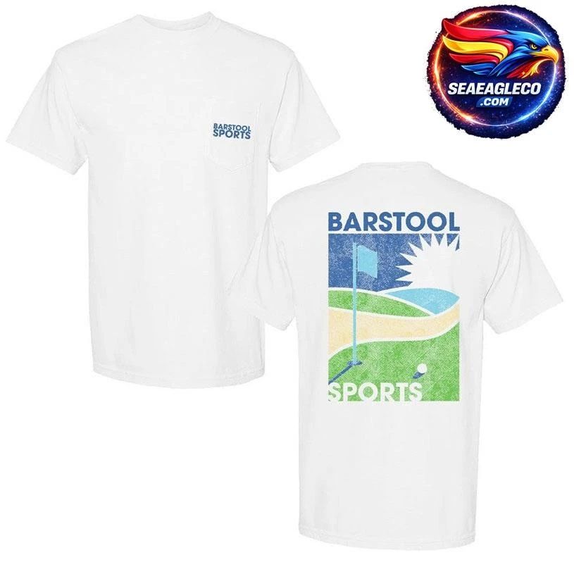 Barstool Sports Golf Retro Two Sided Shirt