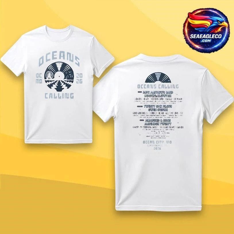Oceans Calling 2026 festival Ocean City Maryland record lineup Two Sided Shirt