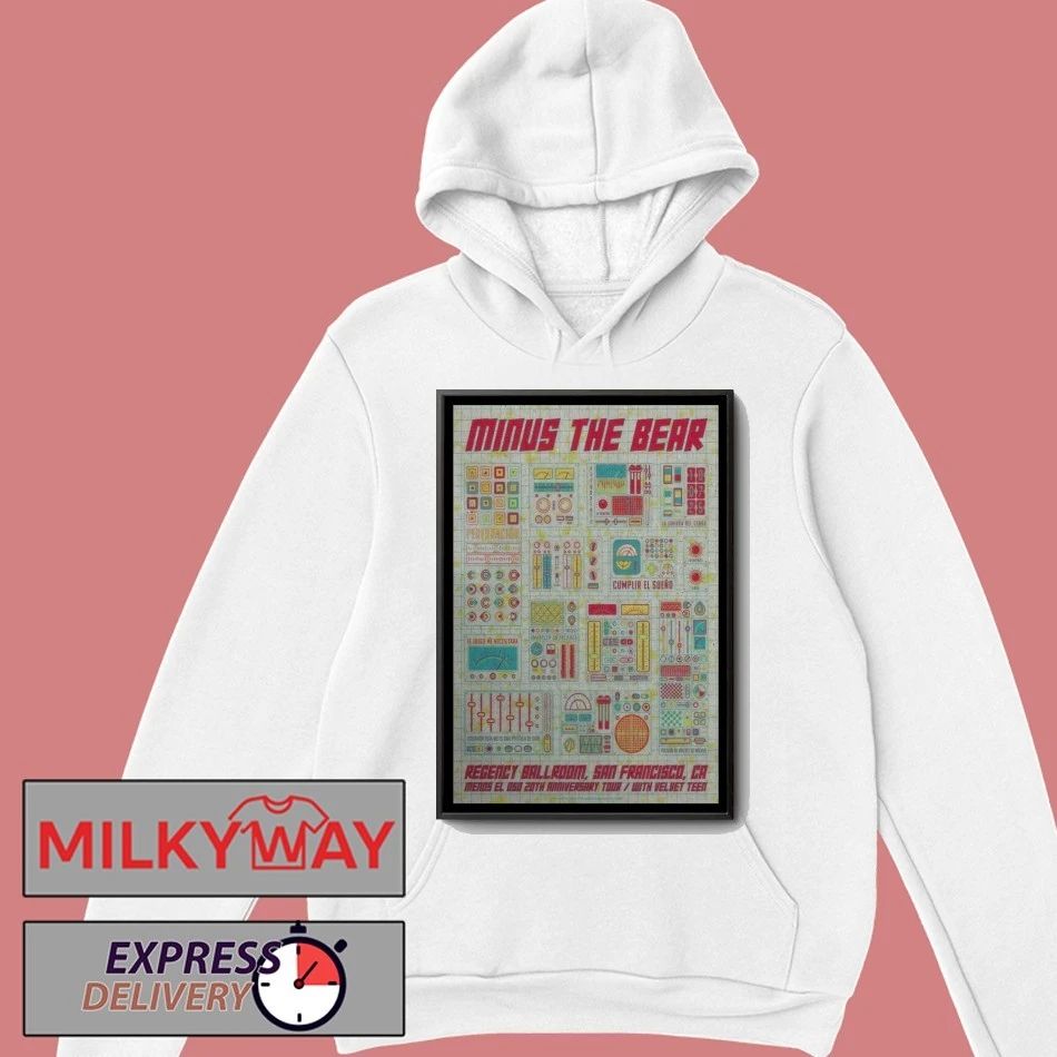 Minus The Bear The Regency Ballroom San Francisco Poster shirt