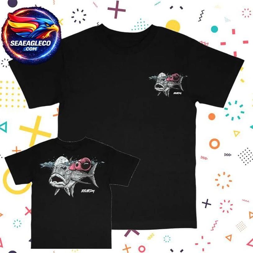 808 All Day Black Ulua Two Sided Shirt