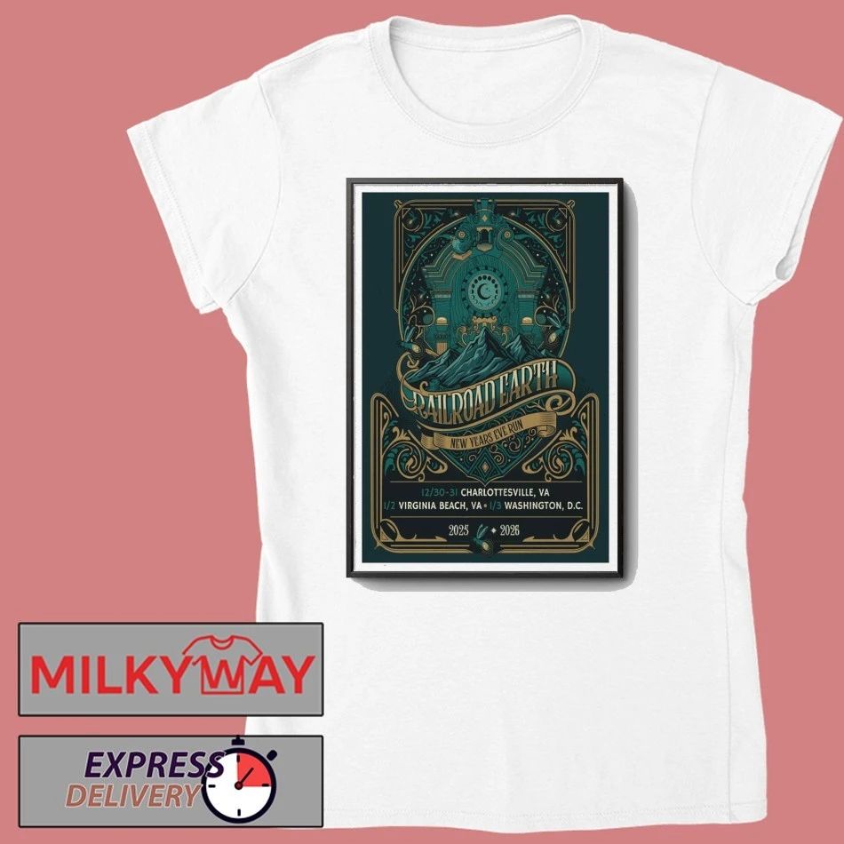 Poster Railroad Earth Tour 2026 New shirt