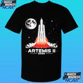 Artemis Ii Rocket Launch Space Exploration Back To The Moon Shirt