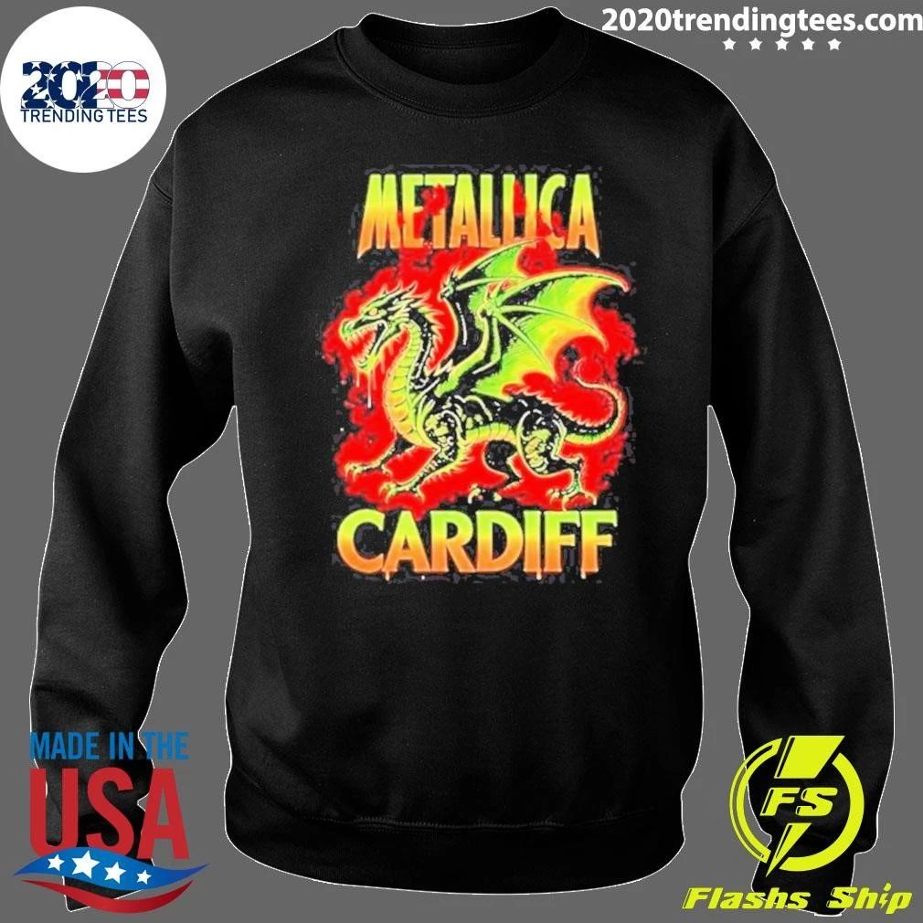 Metallica 2026 M72 World Tour Cardiff Wales Dragon New Version Shirt