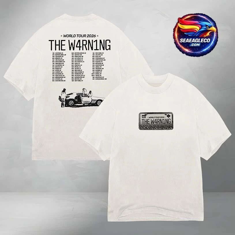 The Warning Band TW World Tour 2026 Exclusive Two Sided Shirt