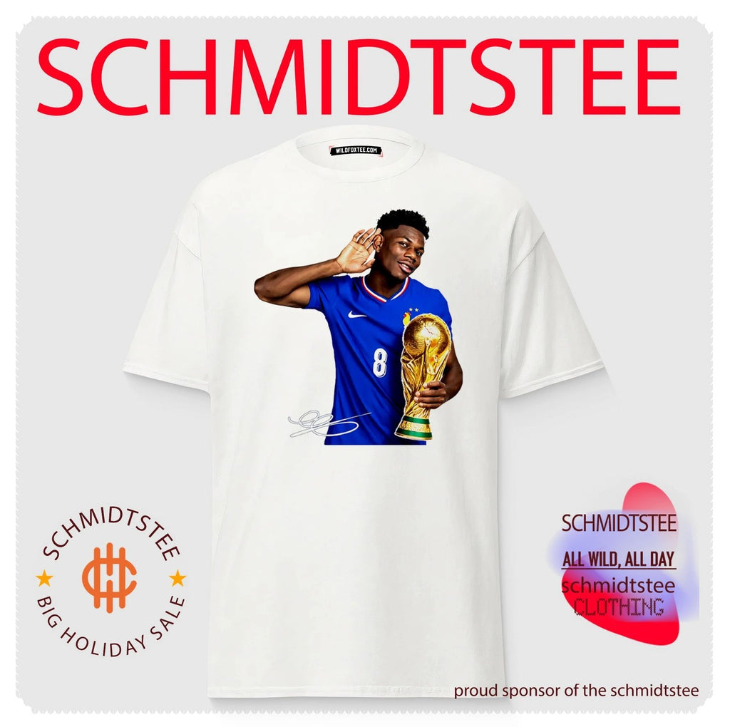 Aurelien Tchouameni France National Team World Cup Champion trophy signature shirt