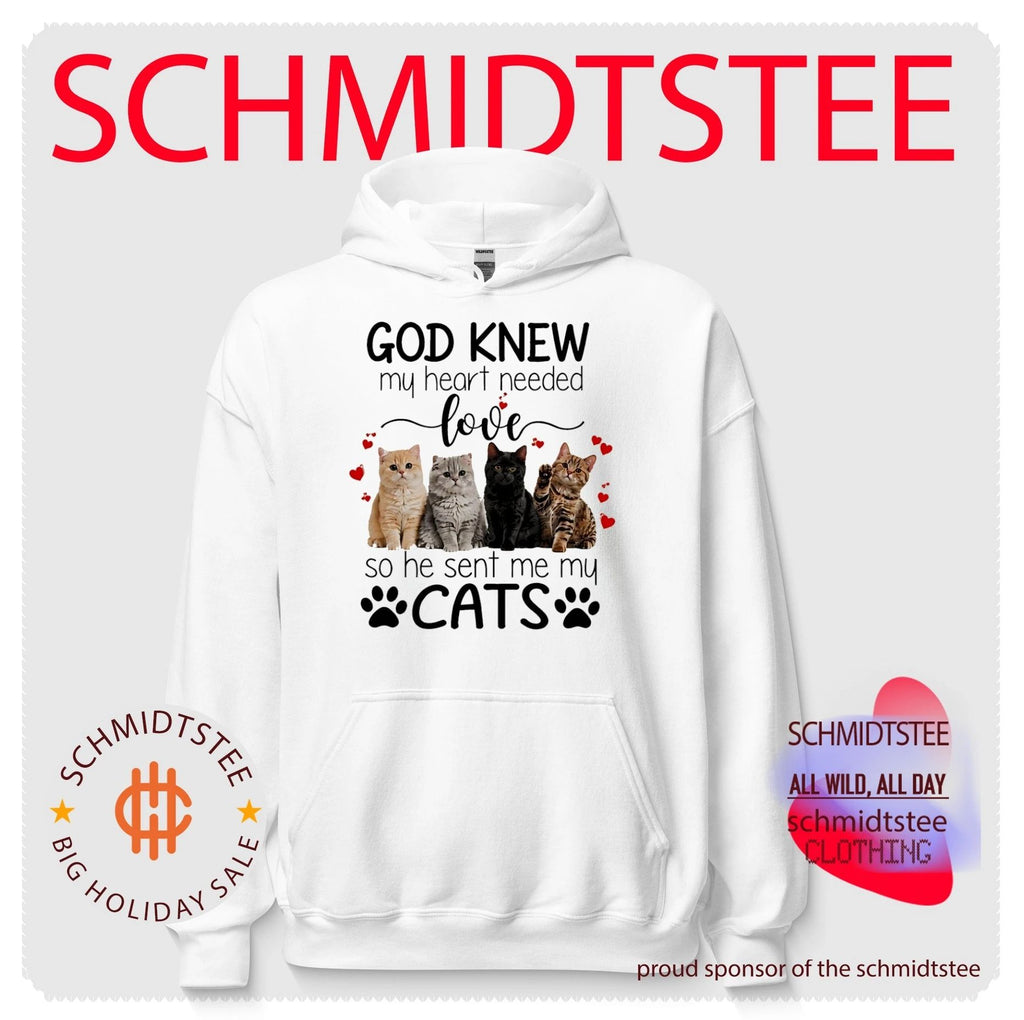 God knew my heart needed love so he sent me my cats shirt