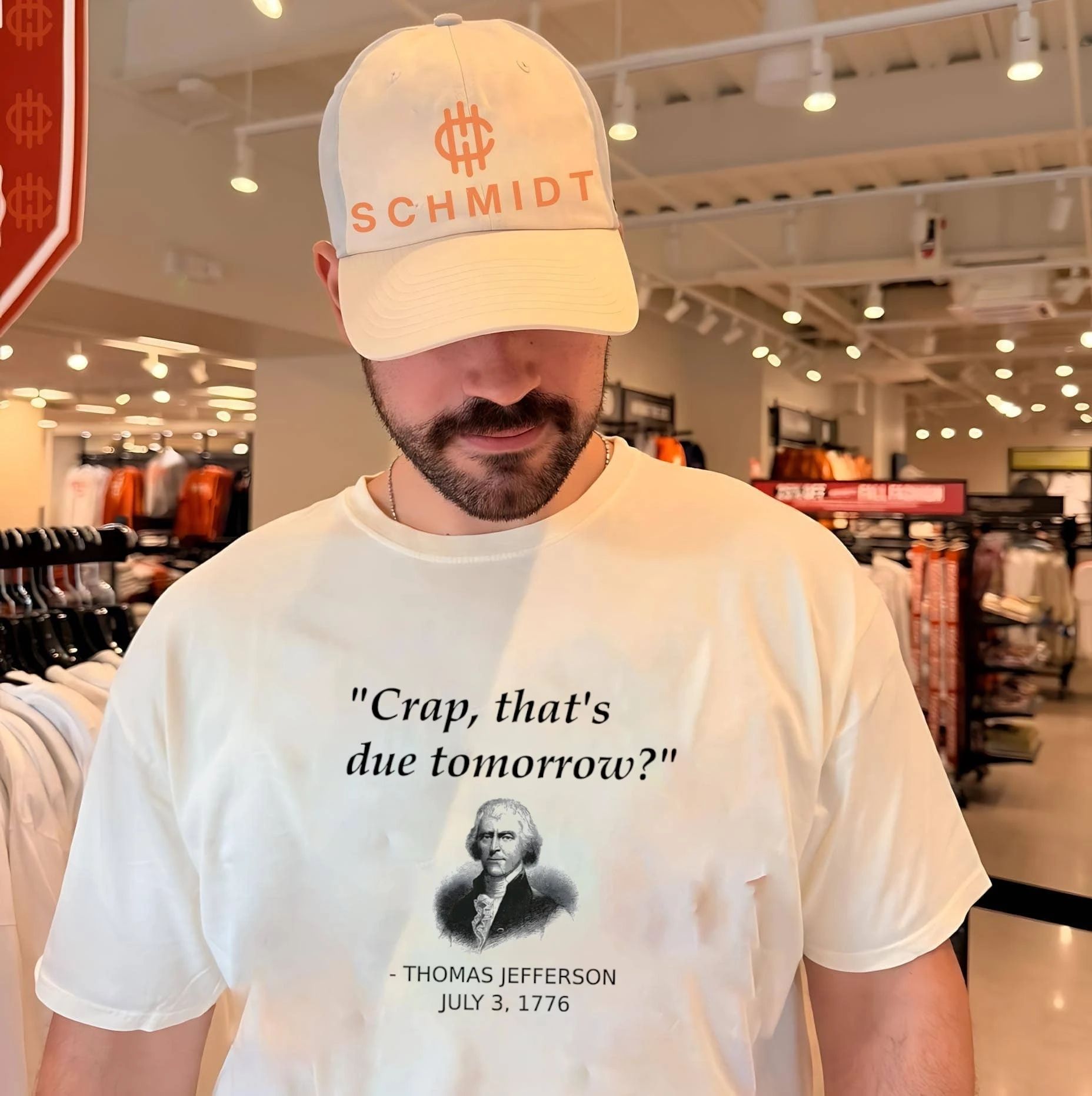 Thomas Jefferson Crap that’s due tomorrow shirt