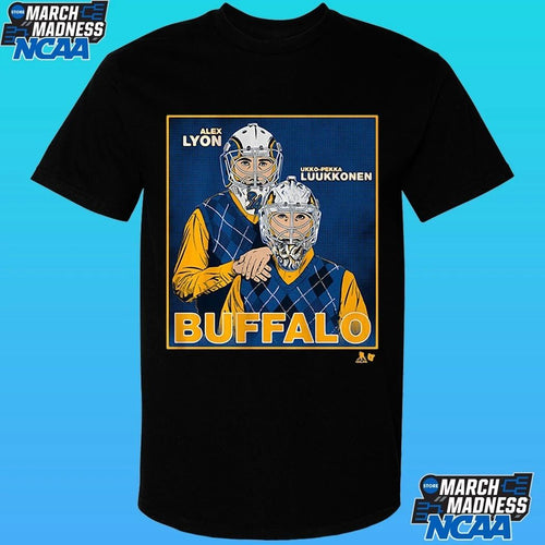 Alex Lyon & Ukko-pekka Luukkonen Buffalo Family Portrait Shirt
