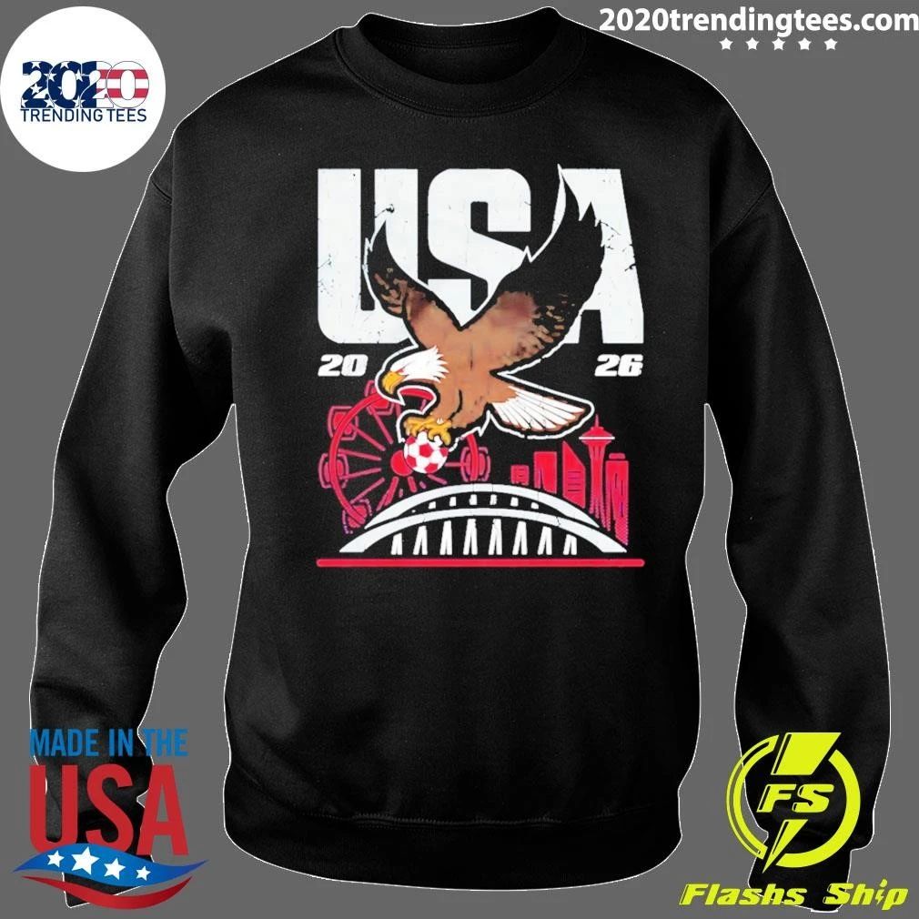 USA Road to Glory Seattle 2026 Eagle Space Needle Shirt