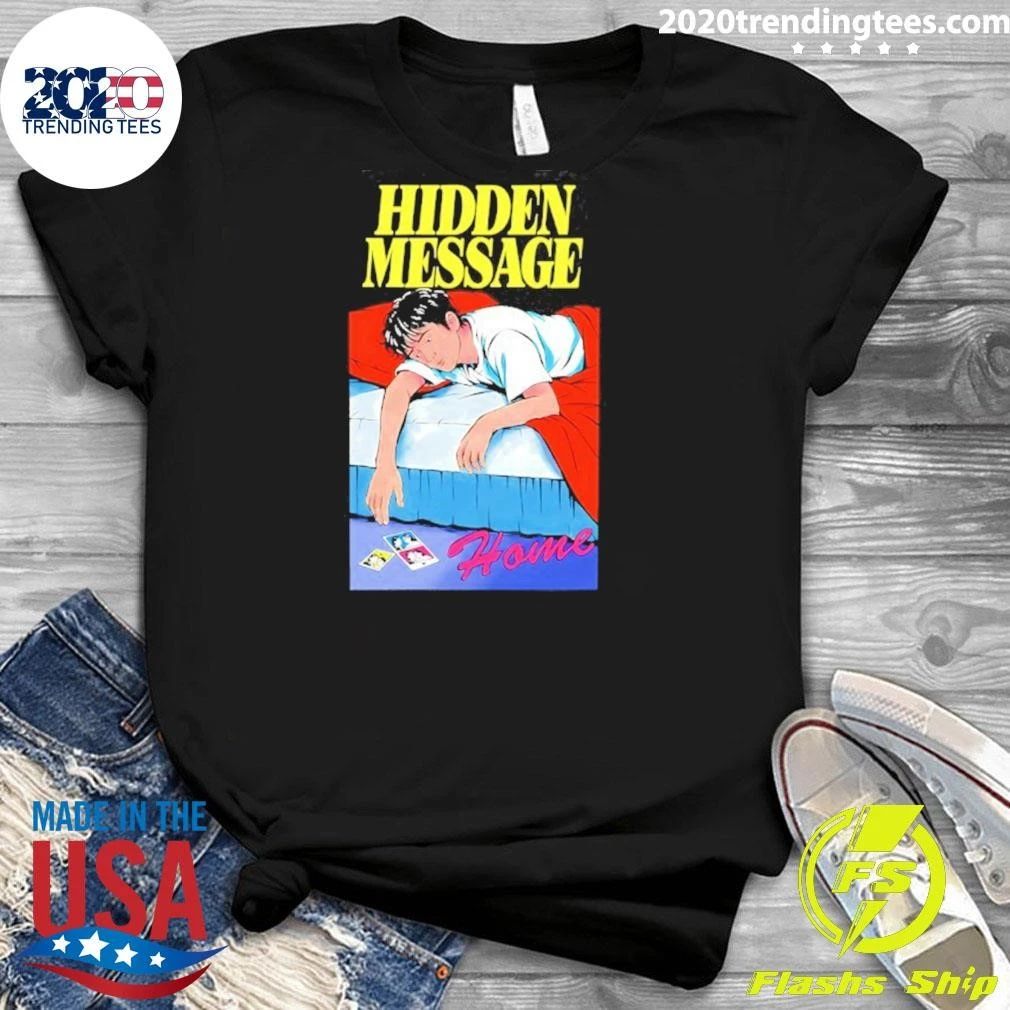 Hidden Message Home Illustration Art Shirt