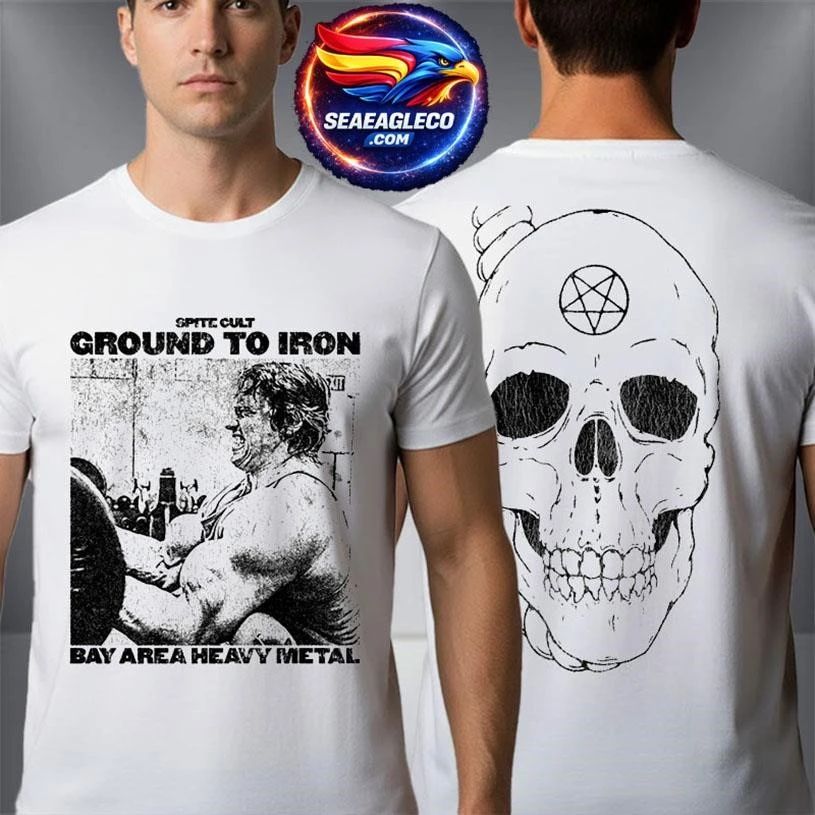 Spite Cult Ground To Iron Bay Arena Heavy Metal Two Sided Shirt