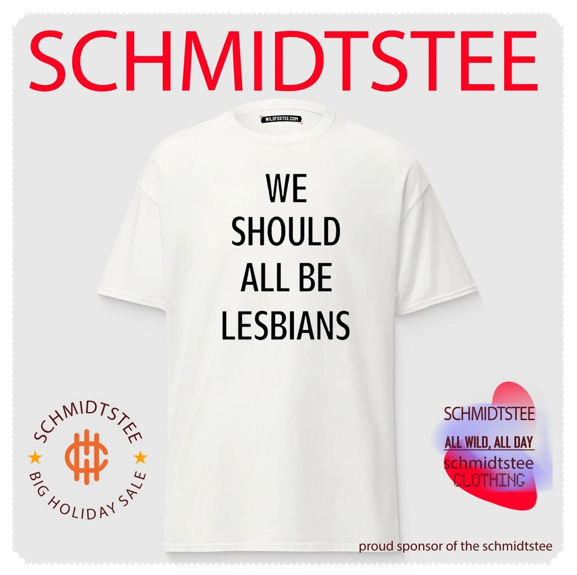 We Should All Be Lesbians LGBTQ feminist shirt