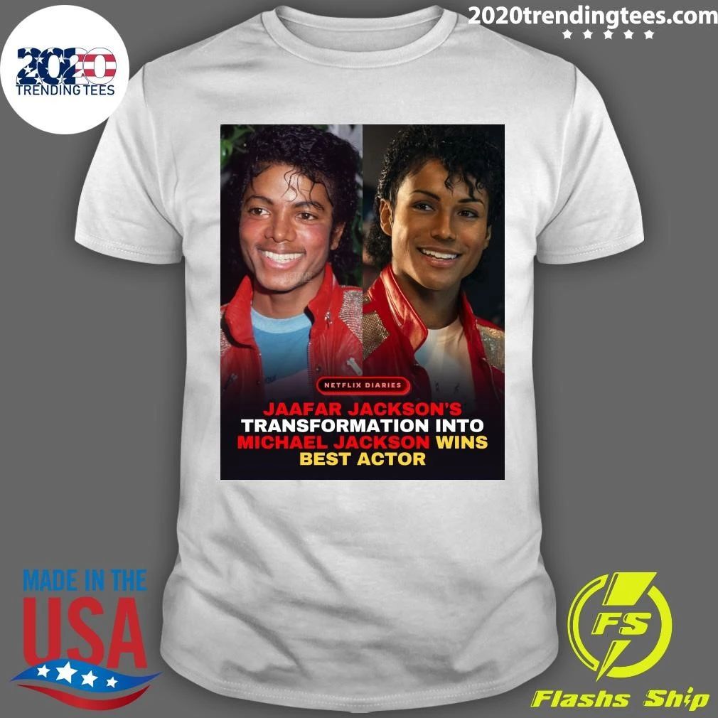 Jaafar Jackson’s Transformation Into Michael Jackson Wins Best Actor Shirt