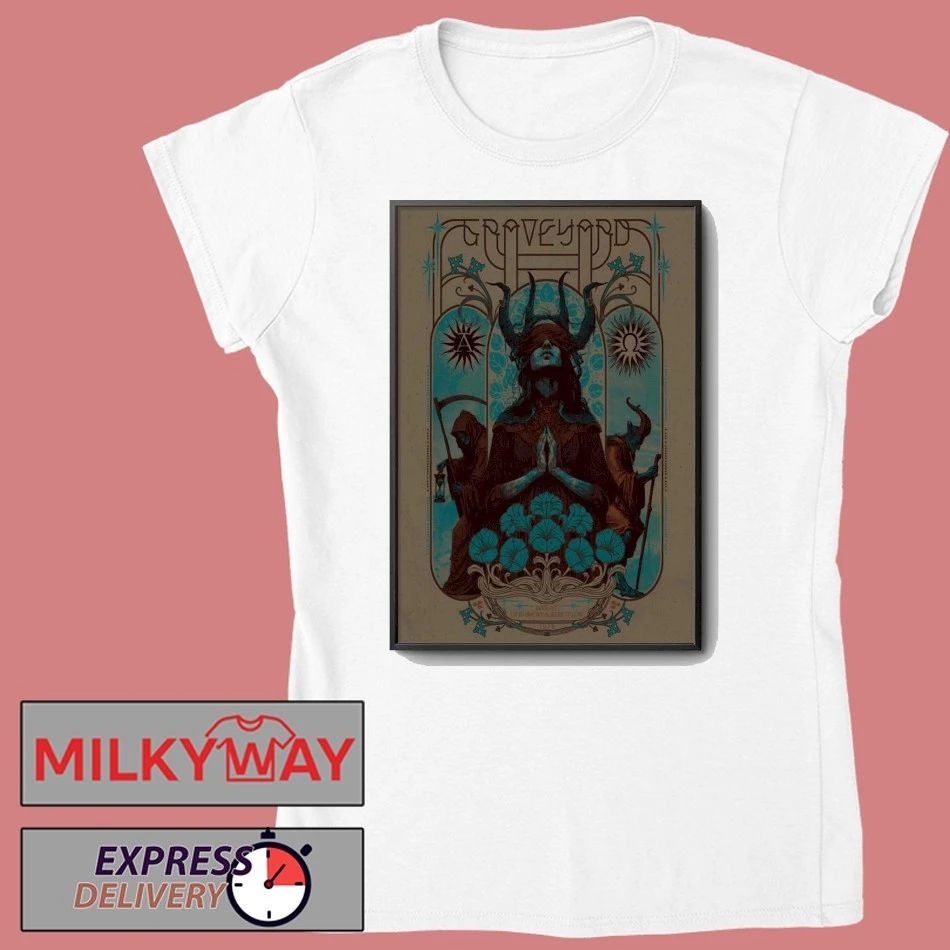 GRAVEYARD 10.11.2025 Backstage Munich Germany Poster shirt