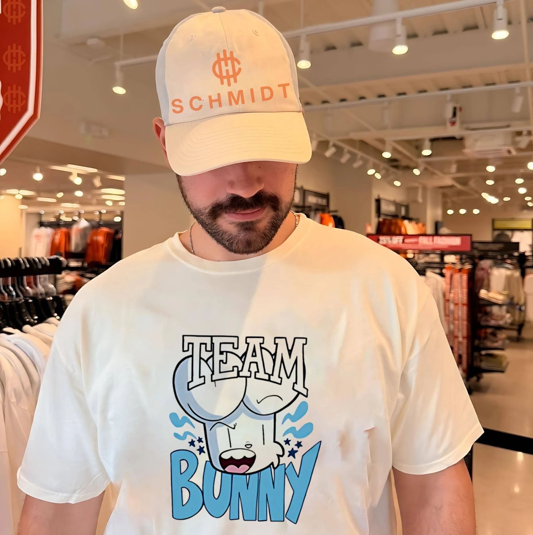 Bunny vs Monkey team Bunny graphic shirt