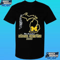 Michigan Wolverines Youth Mbb National Champs 2026 Net Shirt