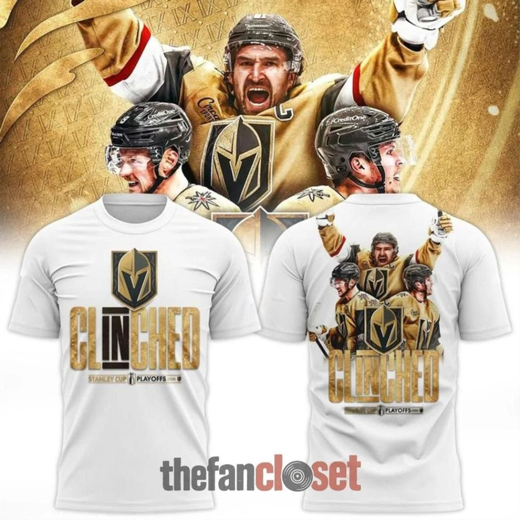 Vegas Golden Knights 2026 Clinched Stanley Cup Playoff Special Shirt