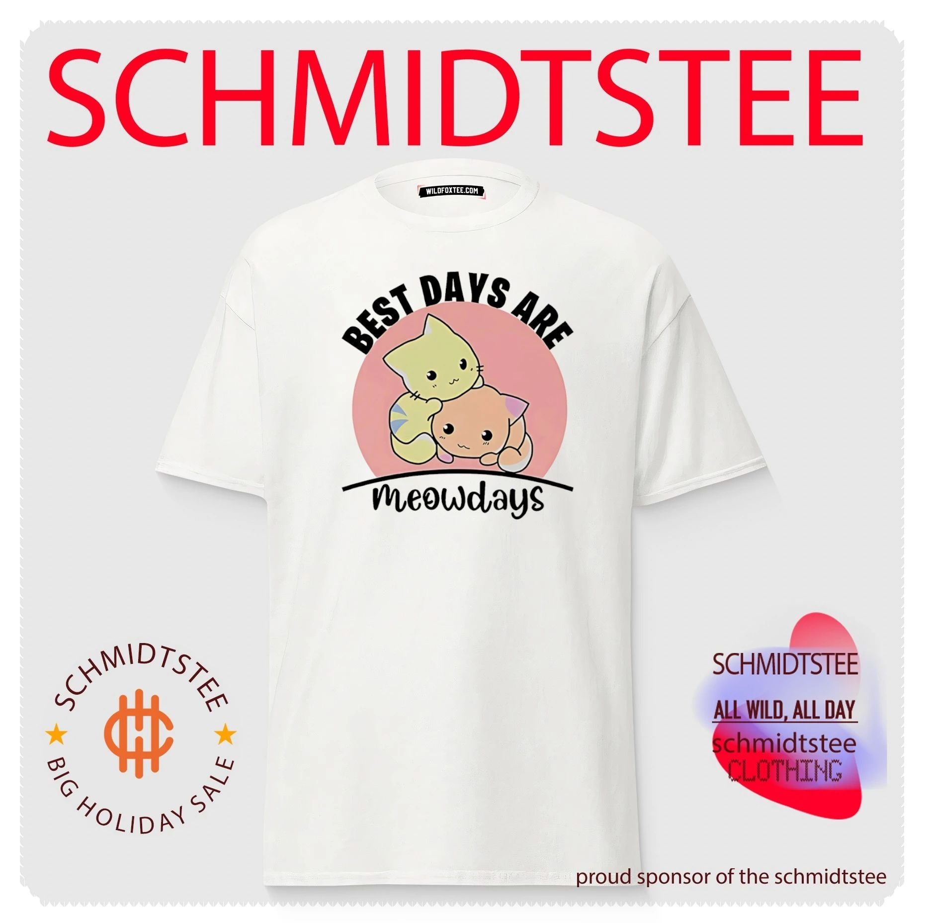 days are meowdays cartoon cat shirt