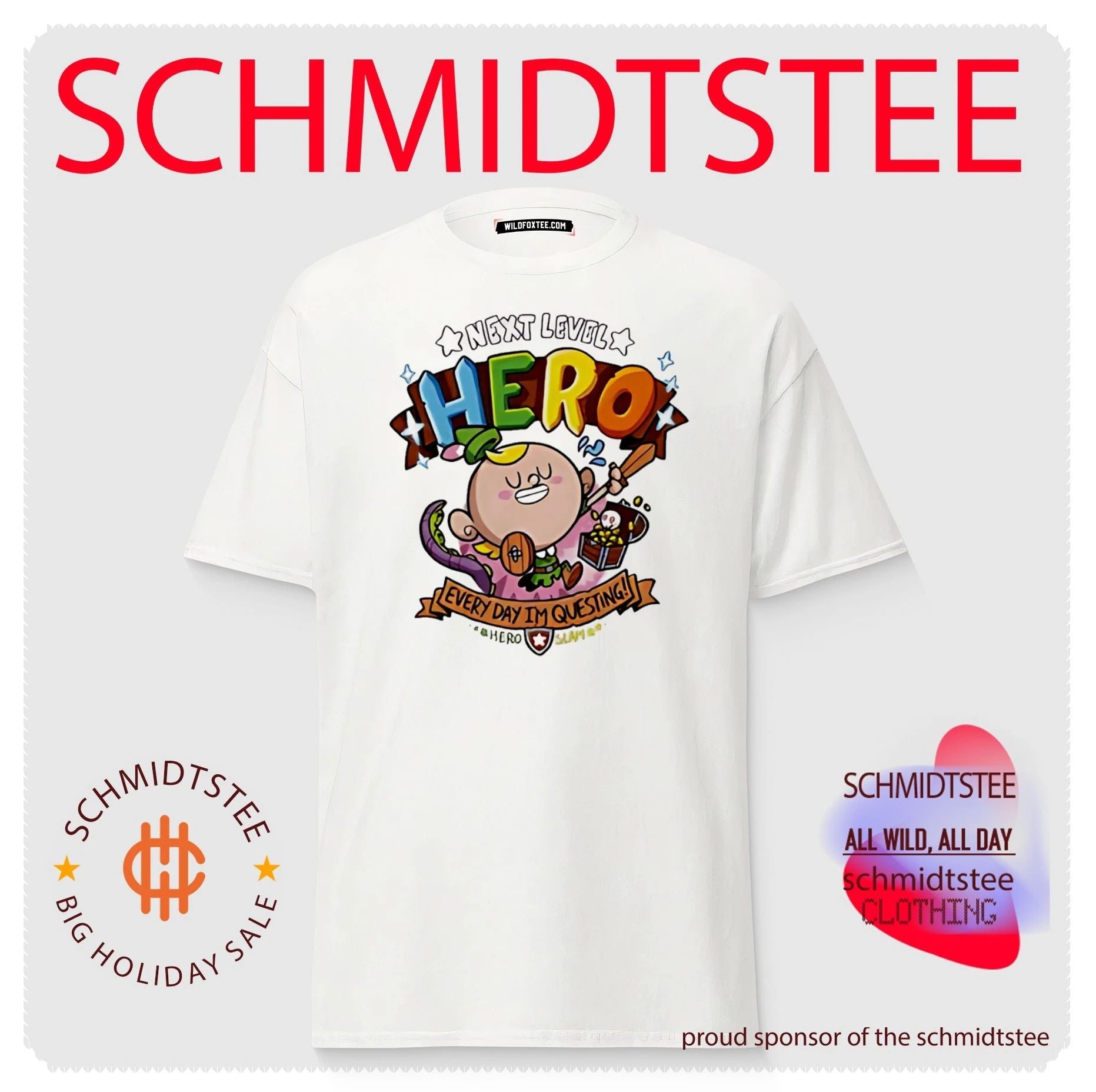 Hero Slam Next Level graphic shirt