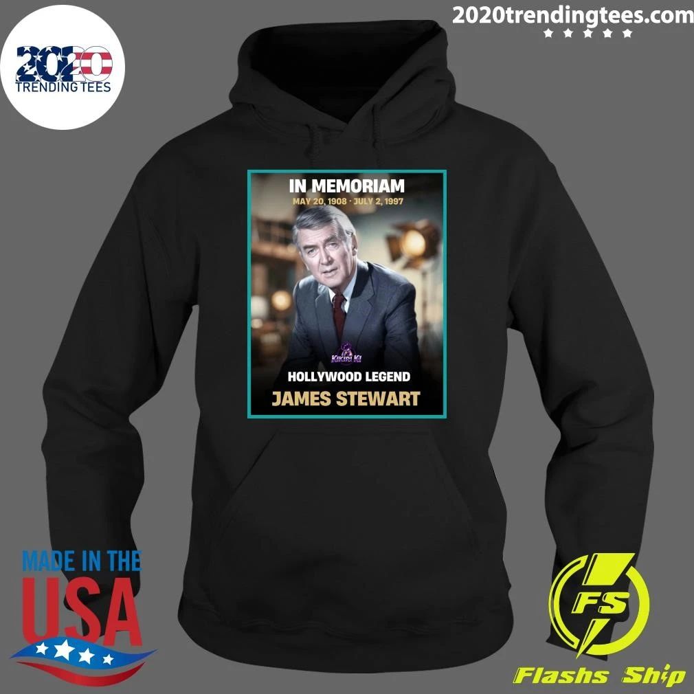 In Memoriam May 1908 – July 1997 Hollywood Legend James Stewart Shirt