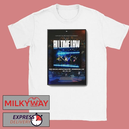All Time Low Red Rocks Amphitheatre Show On Oct 12 2025 Poster shirt
