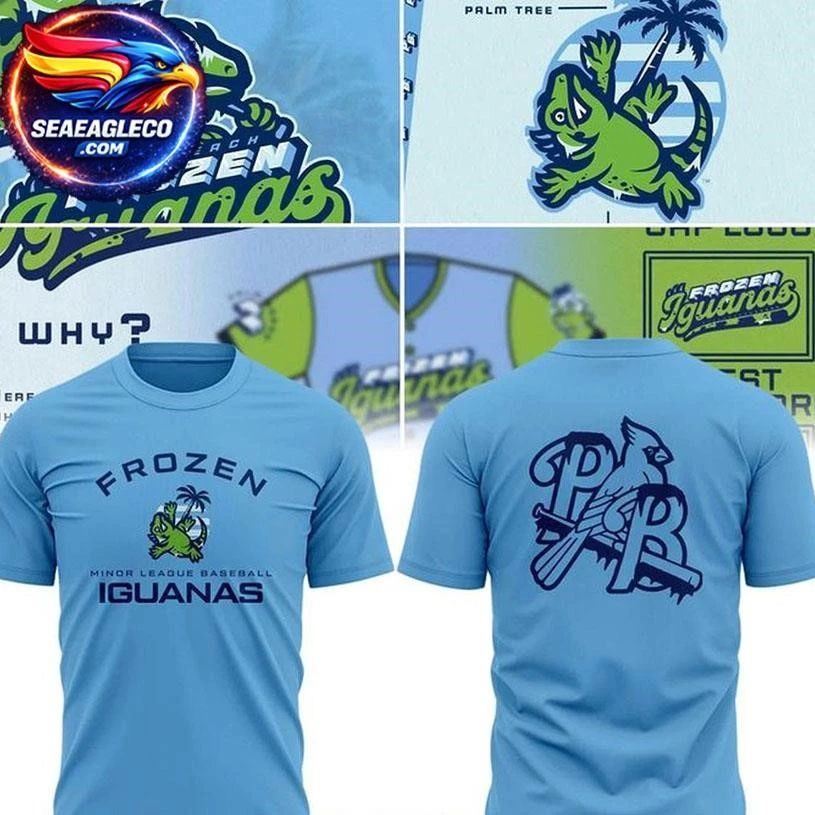 Palm Beach Cardinals 2026 Palm Beach Frozen Iguanas Two Sided Shirt