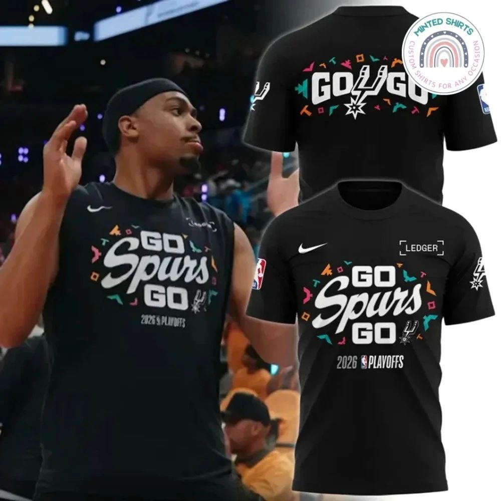 San Antonio Spurs NBA Playoffs Go Spurs Go 2026 Shirt